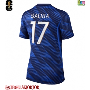 Frankrike William Saliba #17 Hemmatröja Dam VM 2026 Kortärmad
